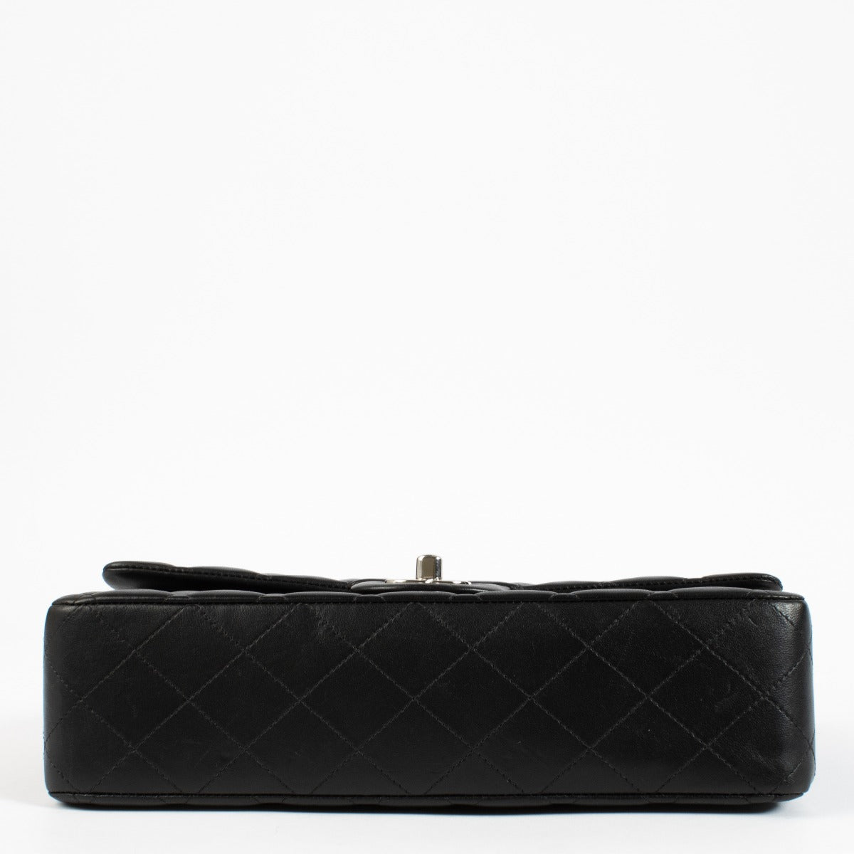 shop 100% authentic second hand Chanel Black Lambskin Medium Classic Flap Bag on Labellov.com