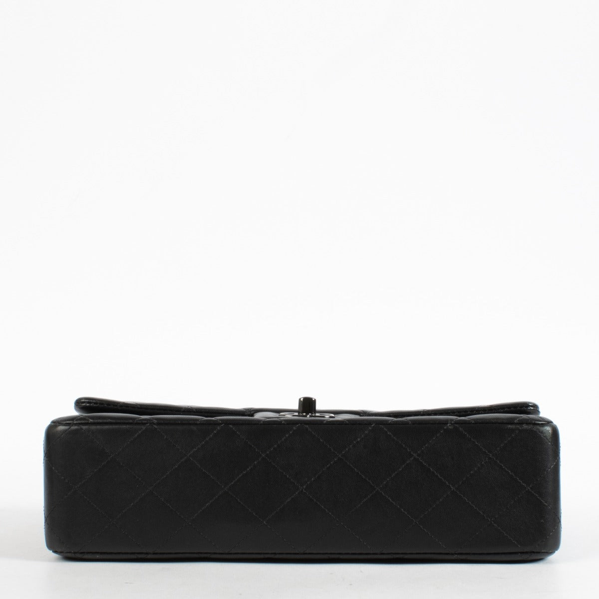 Chanel So Black Lambskin Medium Classic 11.12 Handbag