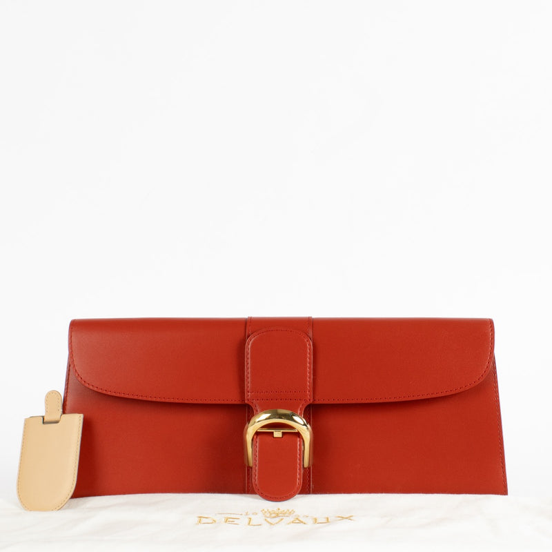 Authentic Second Hand Delvaux Red Clutch on Labellov.com