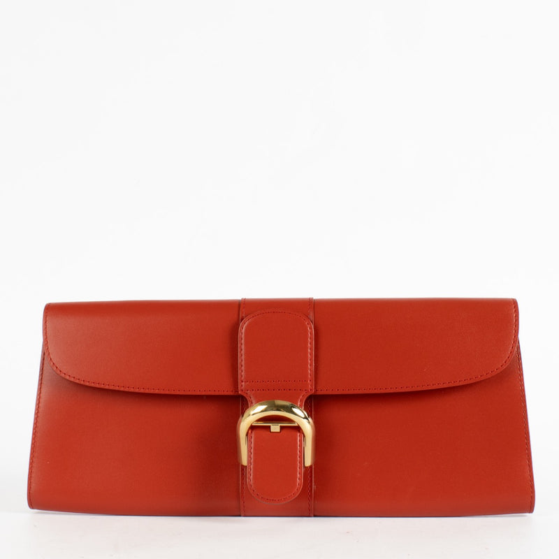 Authentic Second Hand Delvaux Red Clutch on Labellov.com