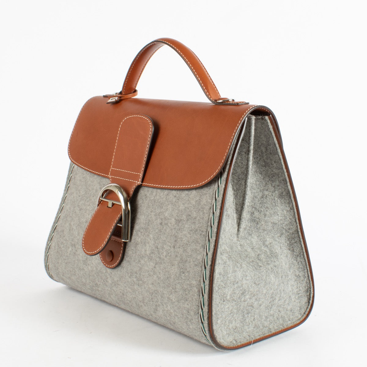 Delvaux Grey Felt/Siera Calf Brillant GM