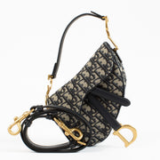 shop 100% authentic second hand Christian Dior Blue Oblique Mini Saddle Bag on Labellov.com