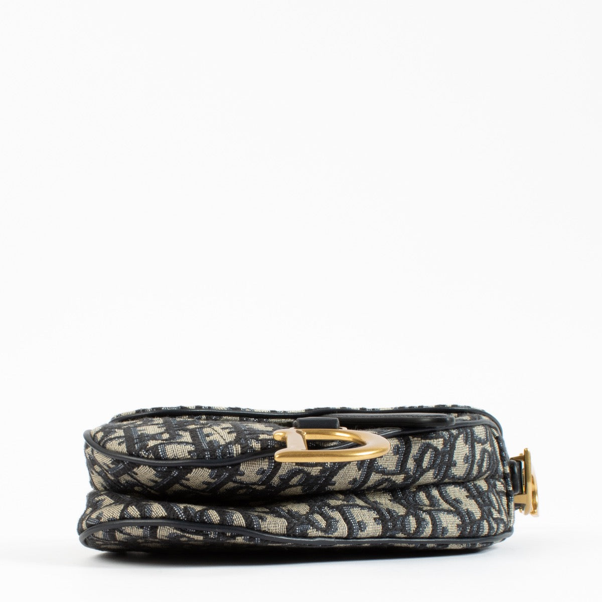 shop 100% authentic second hand Christian Dior Blue Oblique Mini Saddle Bag on Labellov.com
