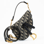 shop 100% authentic second hand Christian Dior Blue Oblique Mini Saddle Bag on Labellov.com