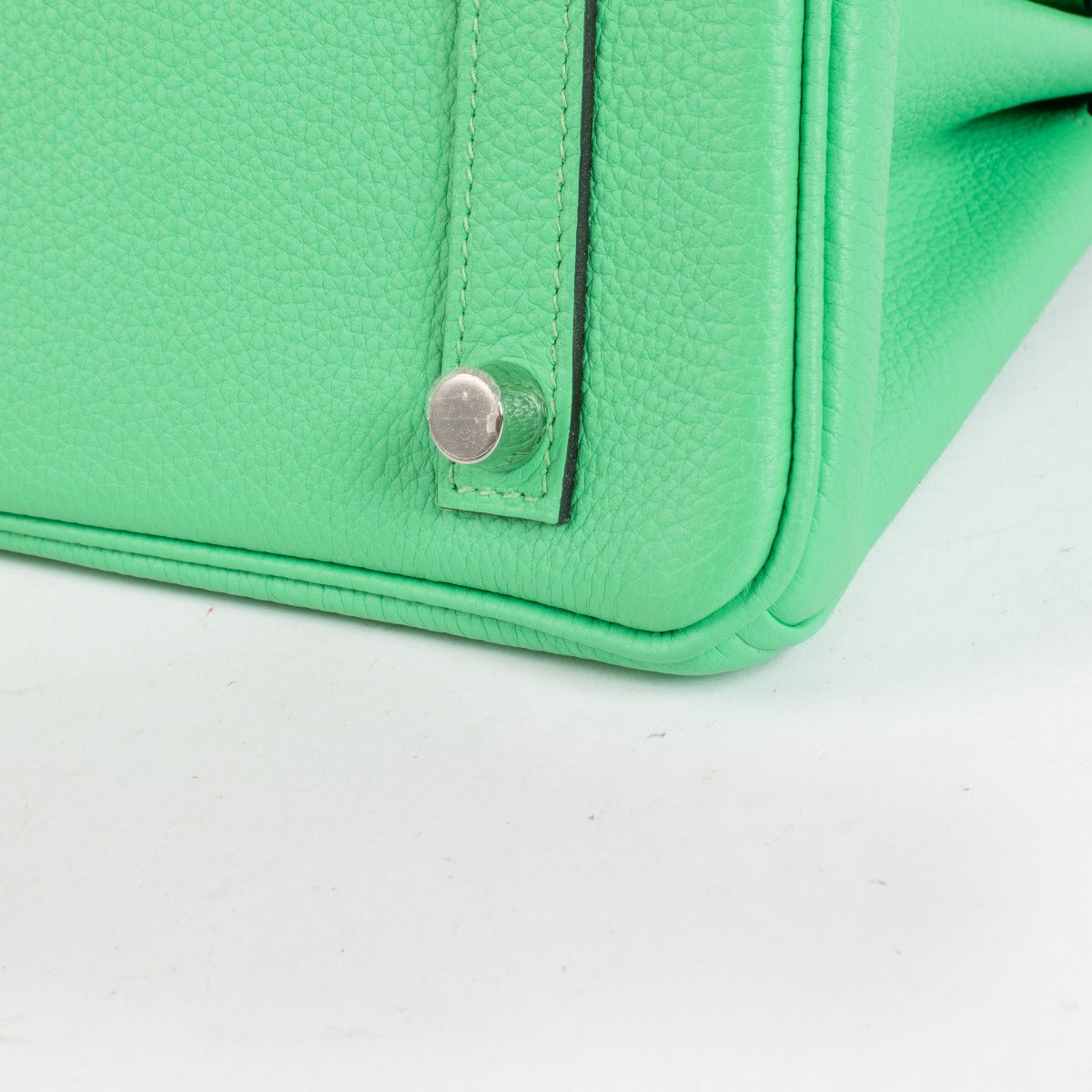 Hermès Birkin 25 Vert Comics Togo PHW