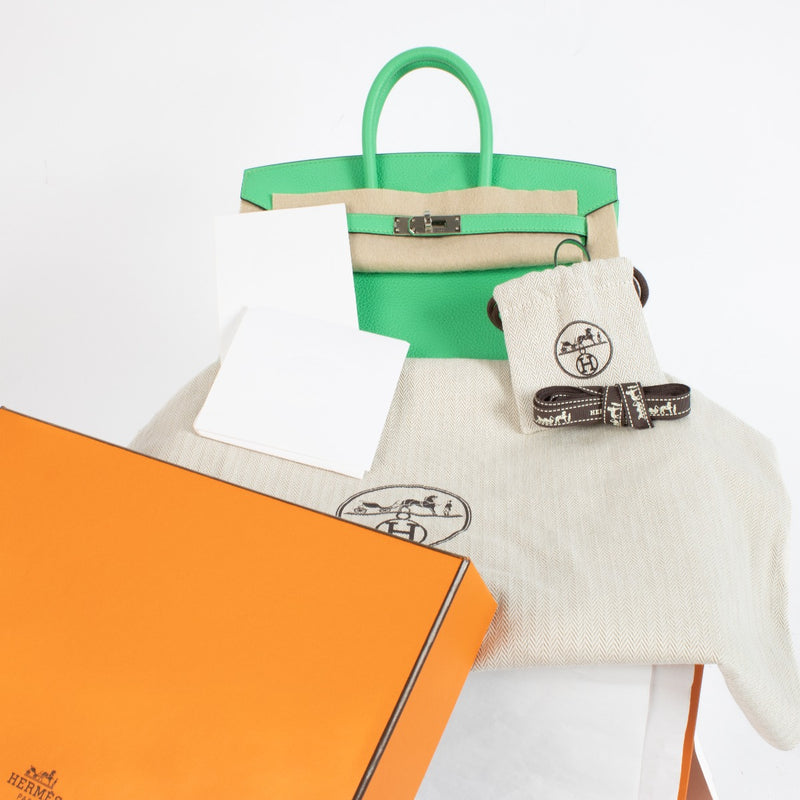 Hermès Birkin 25 Vert Comics Togo PHW