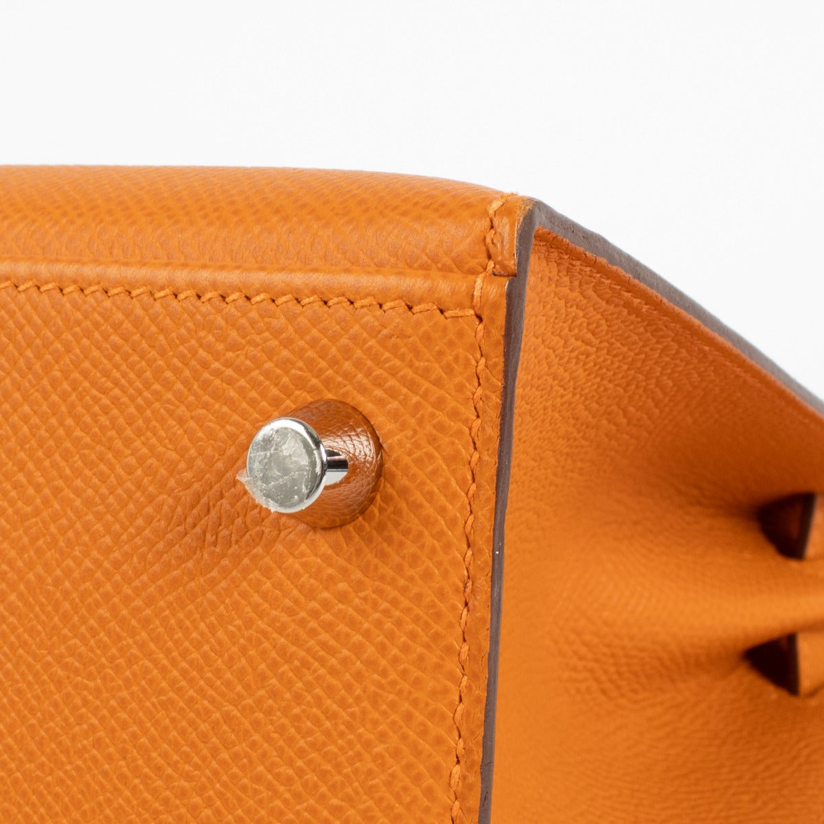 Hermès Kelly 25 Oranje Epsom PHW