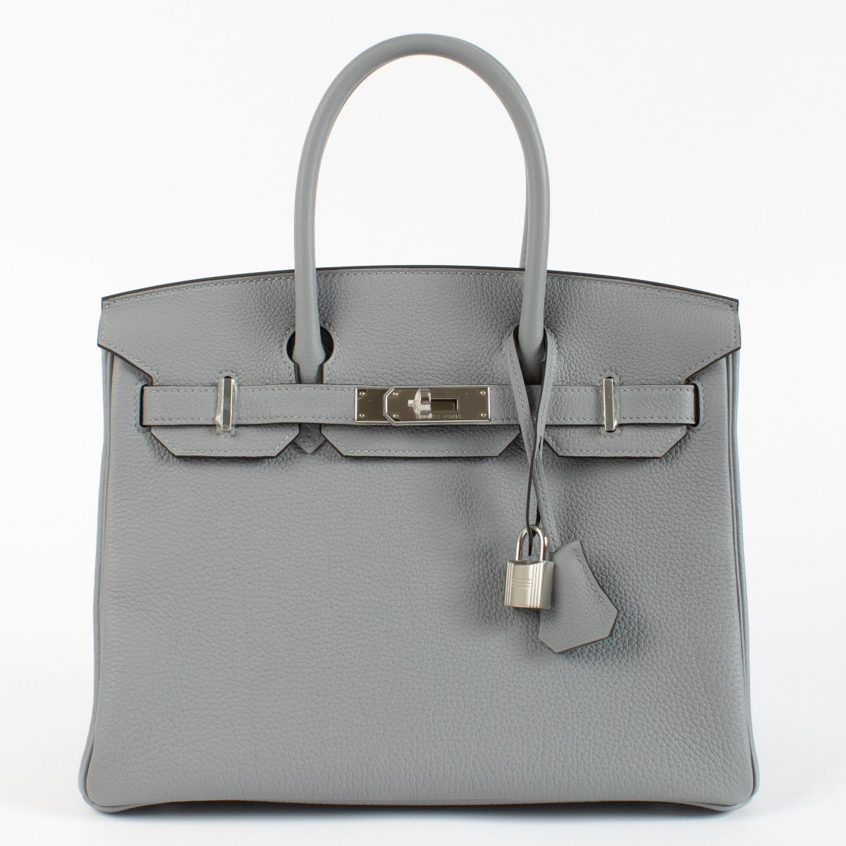 Hermès Birkin 30 Gris Pantin Togo PHW