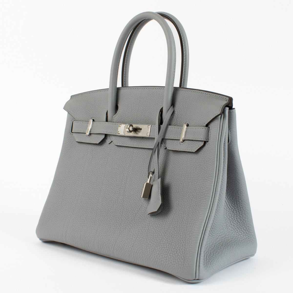 Hermès Birkin 30 Gris Pantin Togo PHW