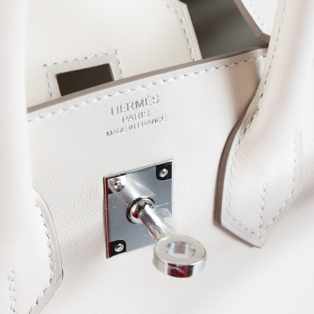 Hermès Birkin 25 Craie Swift PHW