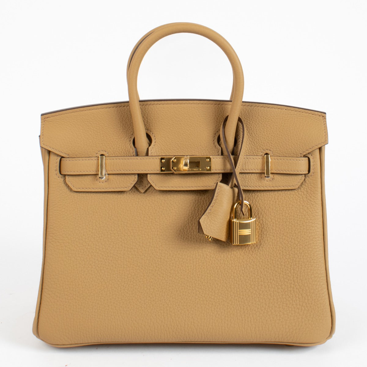 Hermès Birkin 25 Biscuit Togo GHW