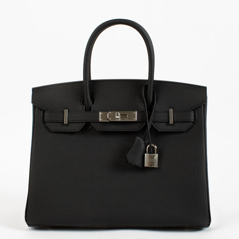 Authentic second hand 2025 brand new Hermès Birkin 30 Black Togo PHW on www.labellov.com