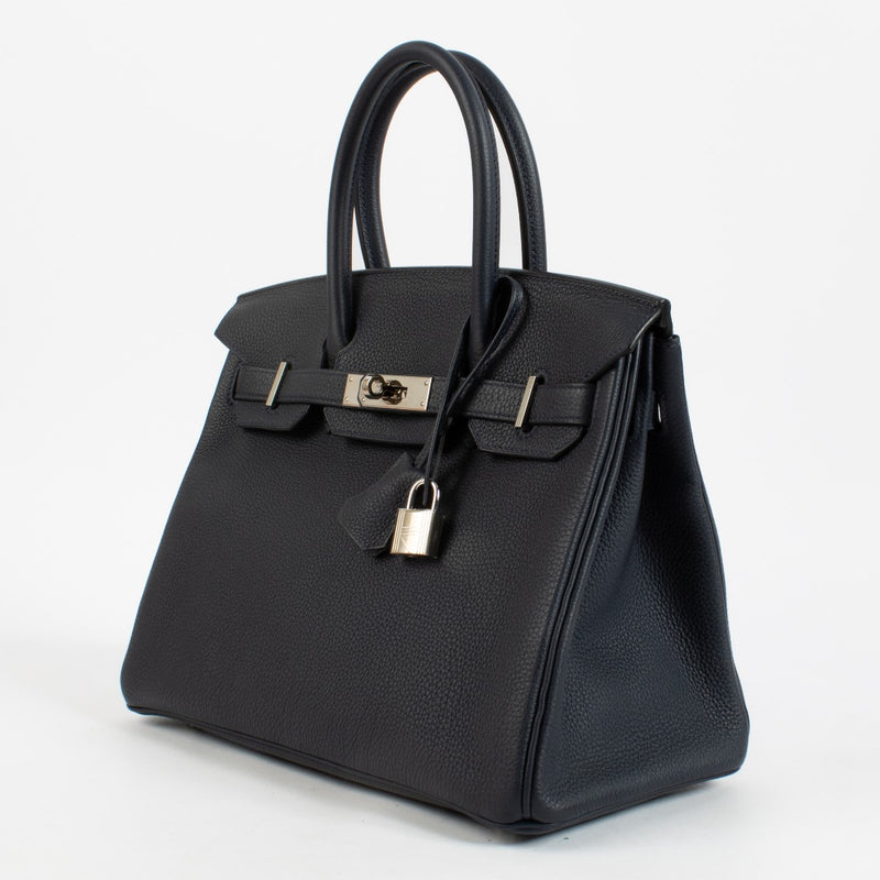 Hermès Birkin 30 Bleu Nuit Togo PHW