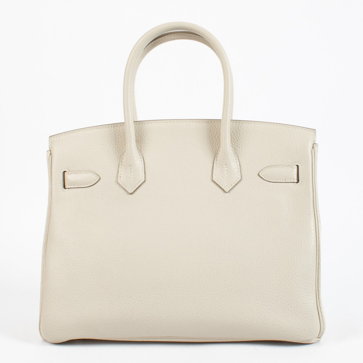 2015 Hermès Birkin 30 Craie Clemence Palladium Hardware