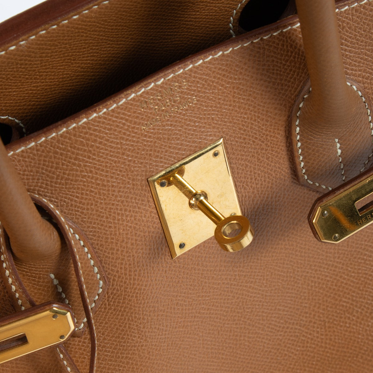 Hermès Birkin 35 Gold Courchevel GHW
