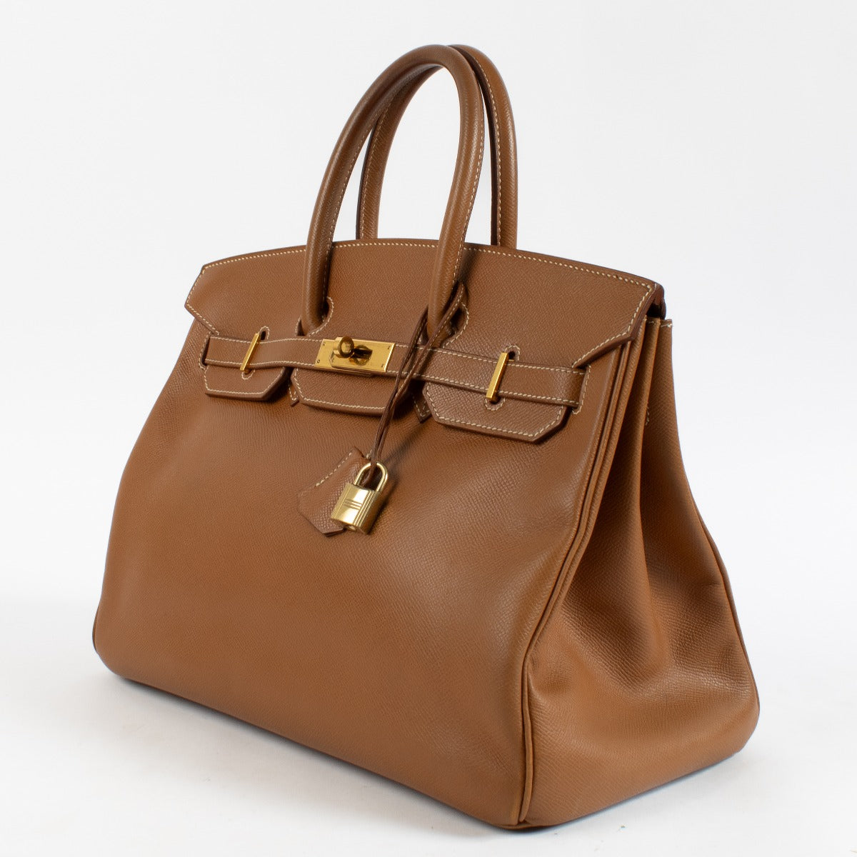 Hermès Birkin 35 Gold Courchevel GHW