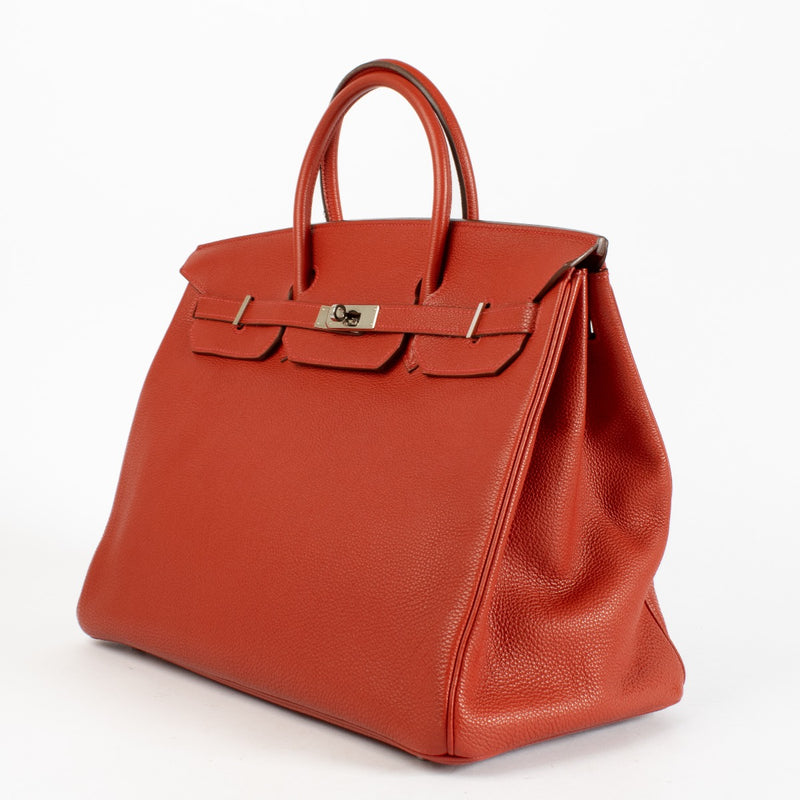 Hermès Birkin 40 Rouge Casaque Togo PHW