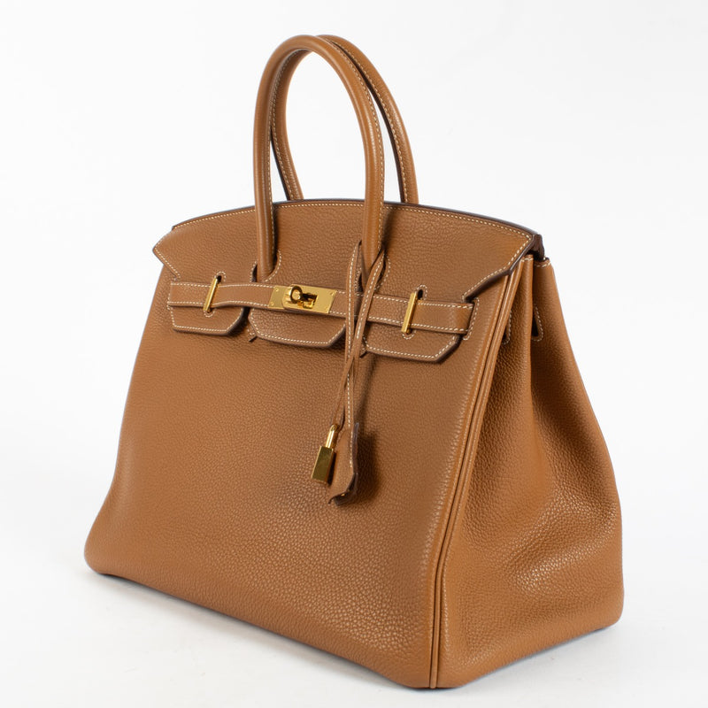 Hermès Birkin 35 Gold Togo GHW