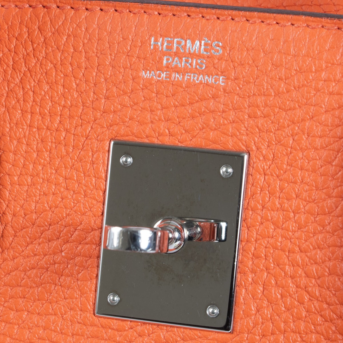 Hermès Birkin 30 Orange Poppy Togo PHW