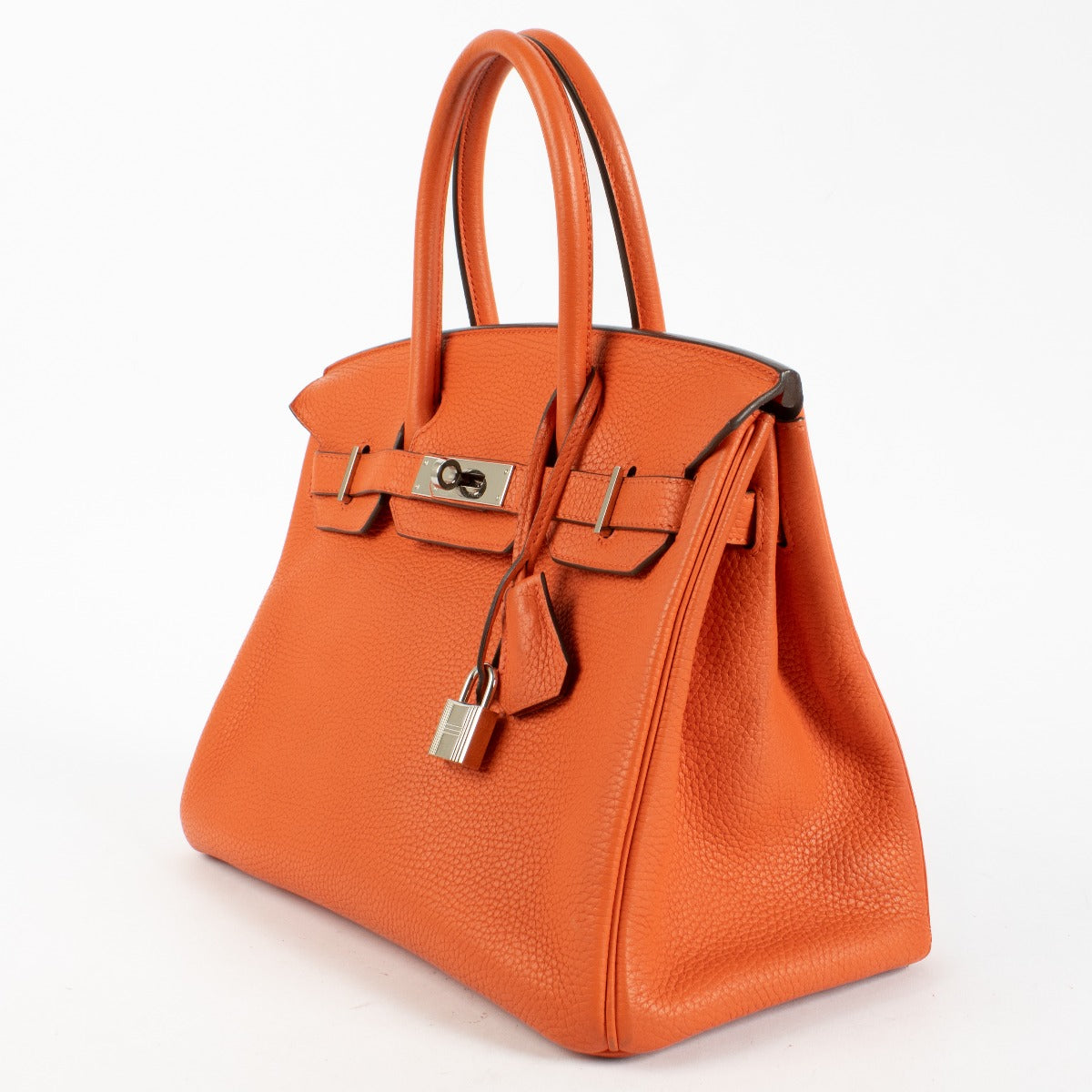 Hermès Birkin 30 Orange Poppy Togo PHW