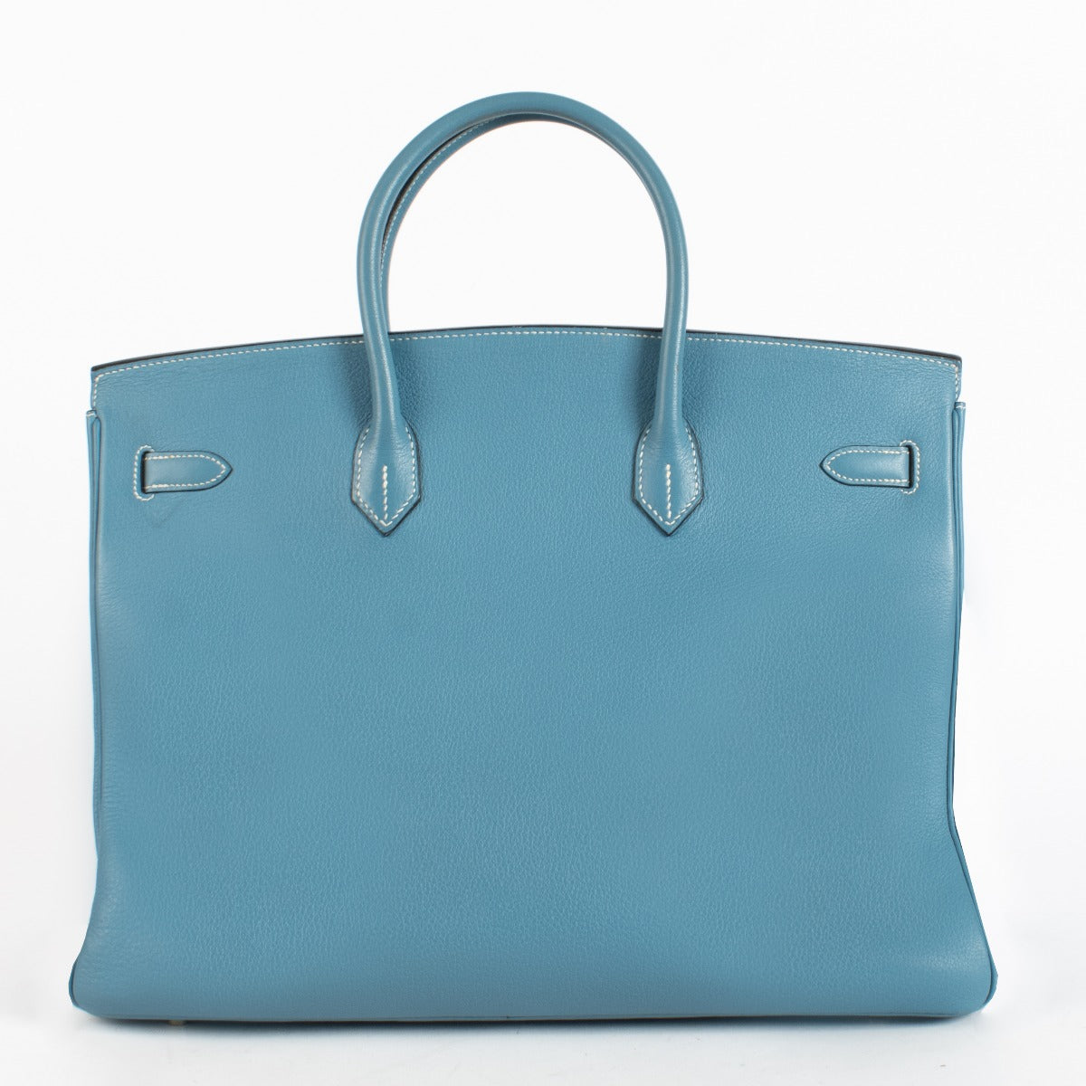 Hermès Birkin 40 Bleu Jean Clemence PHW