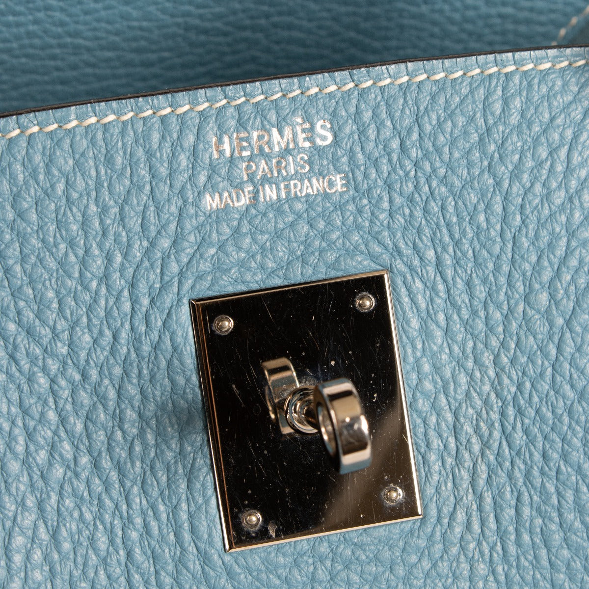 Hermès Birkin 40 Bleu Jean Clemence PHW