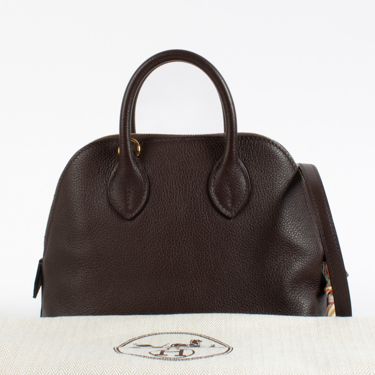 Hermès Bolide 1923 Mini Verso Rouge Sellier/Mauve Sylvestre GHW