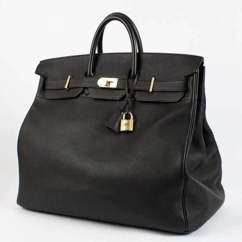 Hermès Haut à Courroies HAC 50 Black Togo GHW