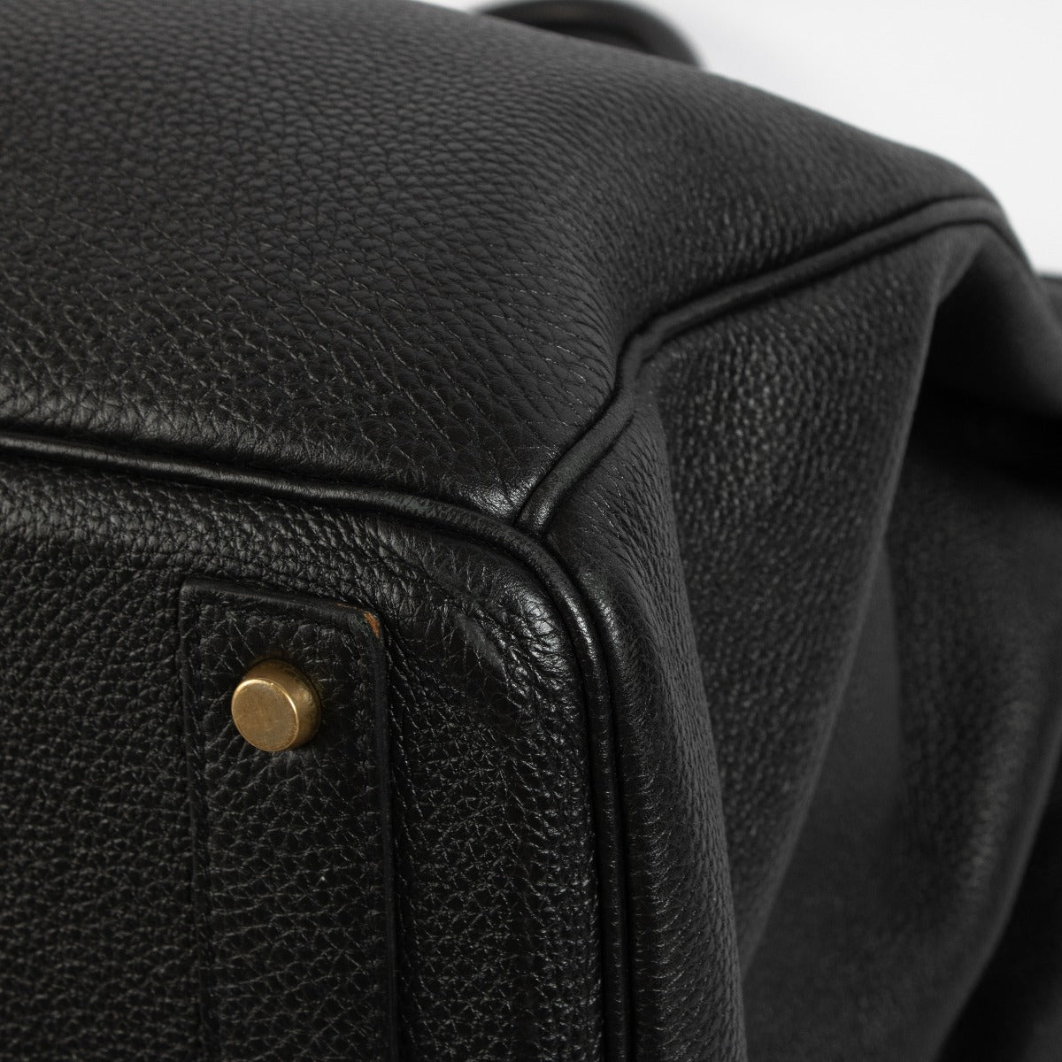 Hermès HAC Haut à Courroies 50 Zwart Togo GHW
