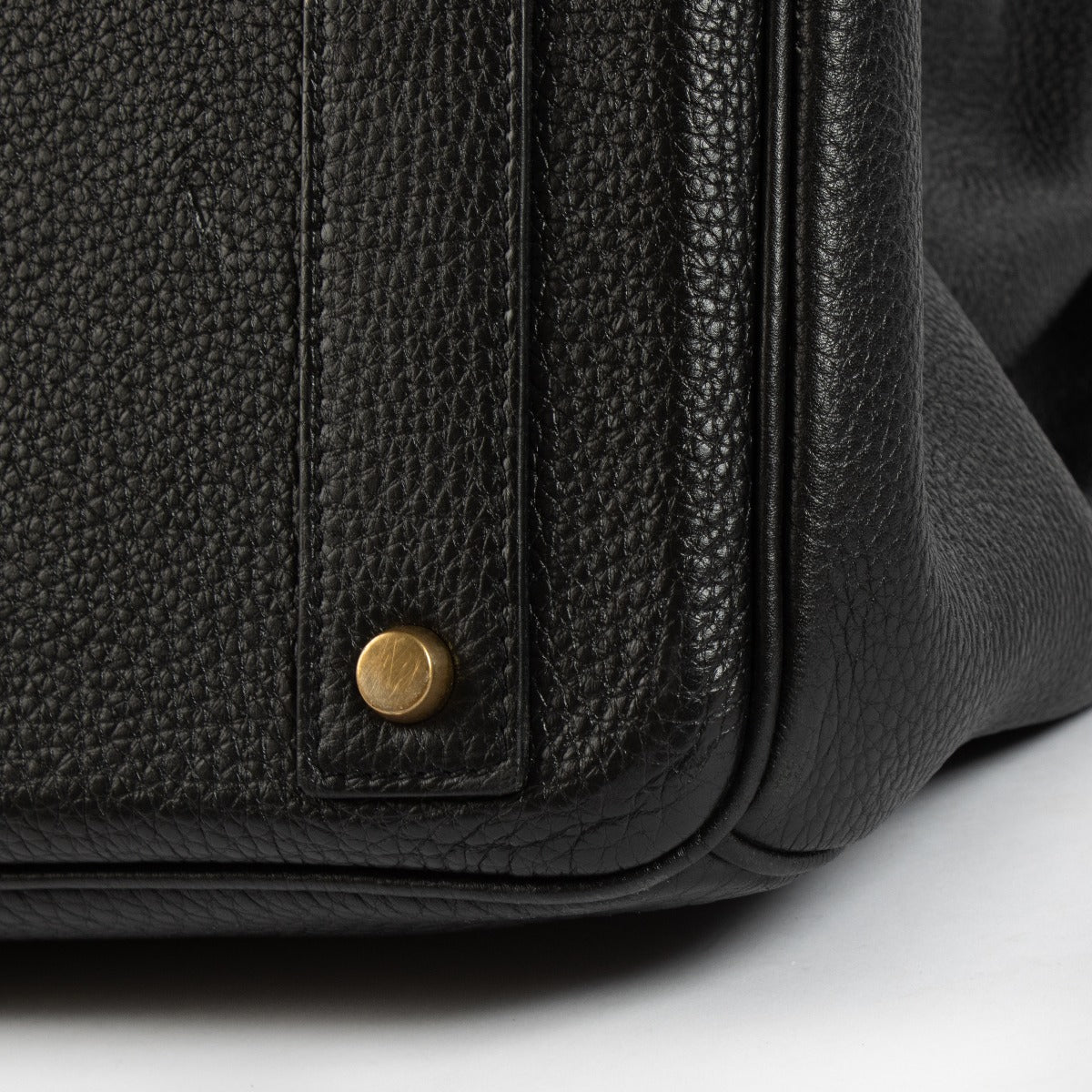 Hermès HAC Haut à Courroies 50 Zwart Togo GHW