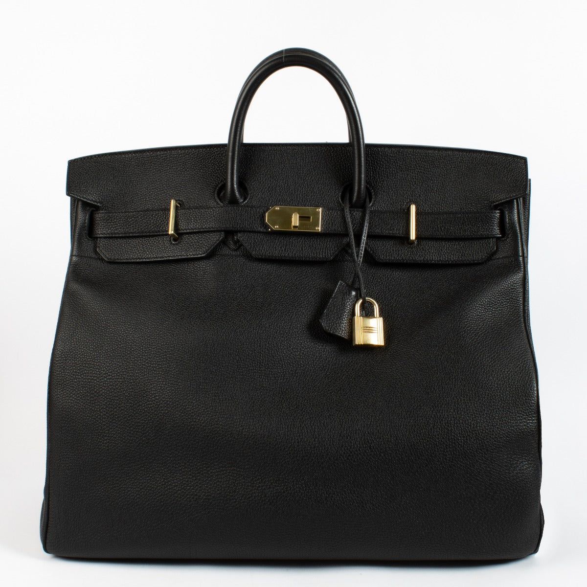 Hermès Haut à Courroies HAC 50 Black Togo GHW