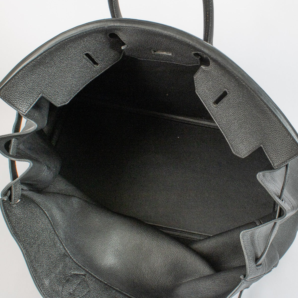 Hermès HAC Haut à Courroies 50 Zwart Togo GHW
