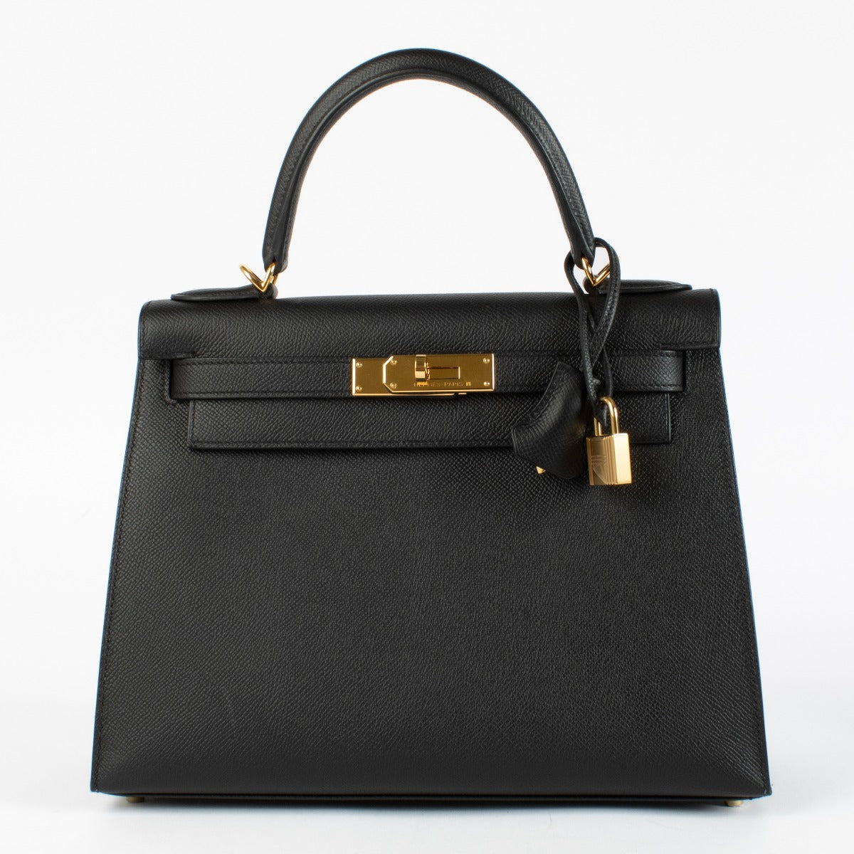 Hermès Kelly 28 Black Epsom GHW