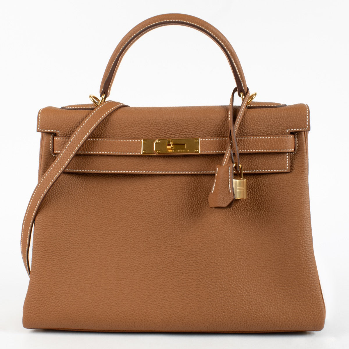 Hermès Kelly 32 Gold Togo GHW