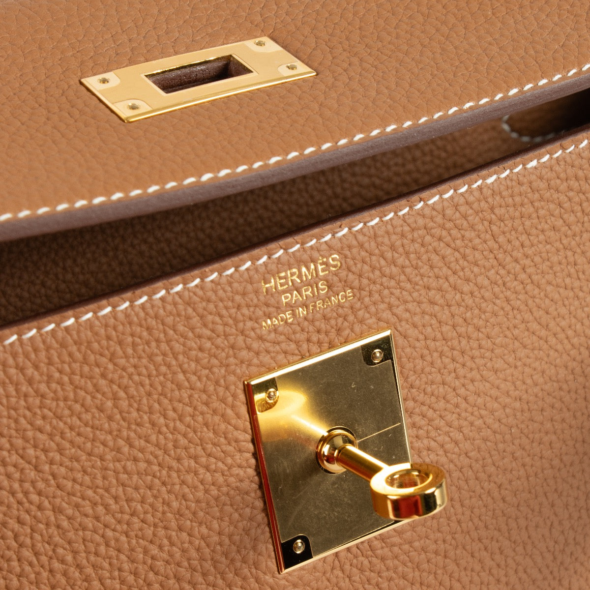 Hermès Kelly 32 Gold Togo GHW