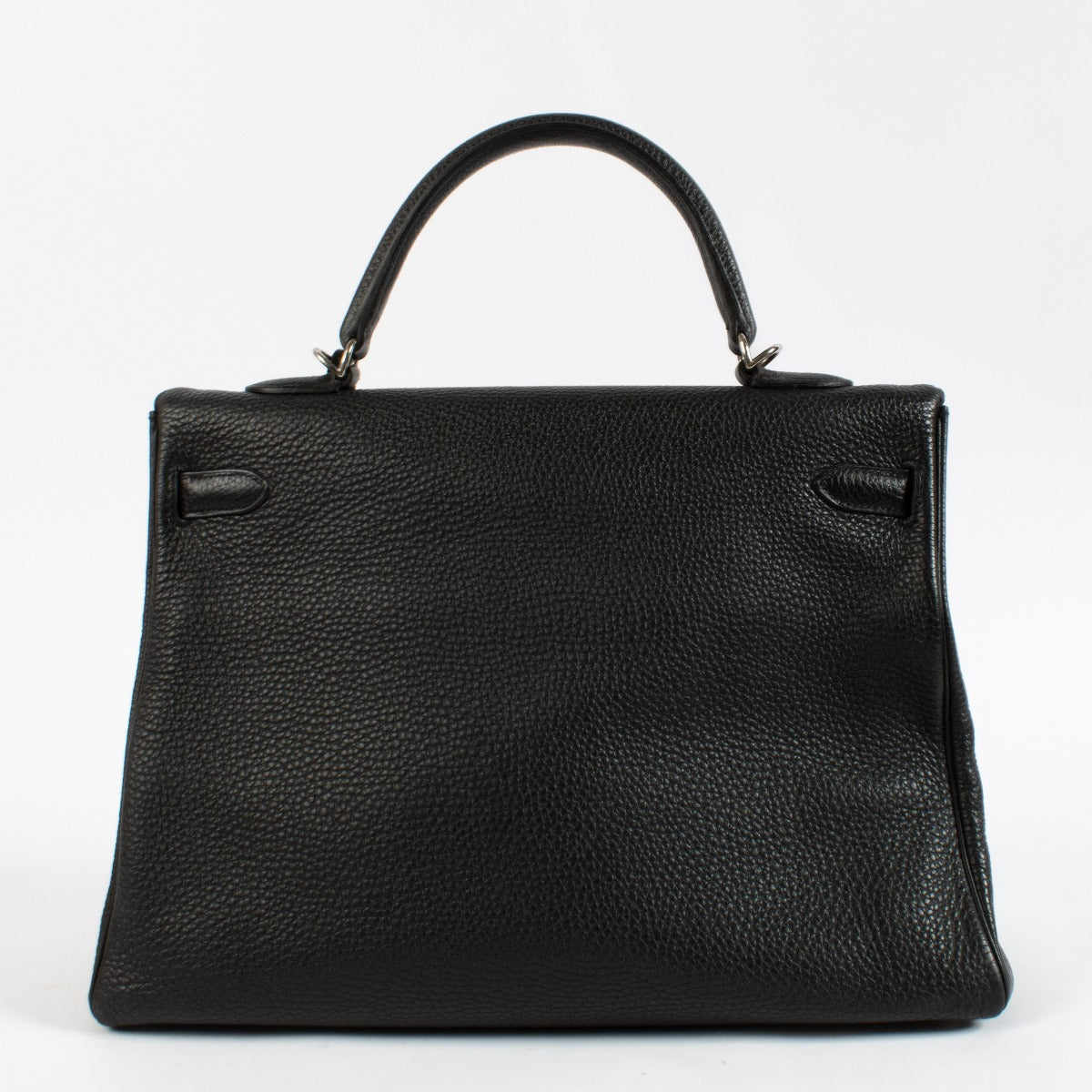 Hermès Kelly 35 Noir Togo Accastillage Palladium