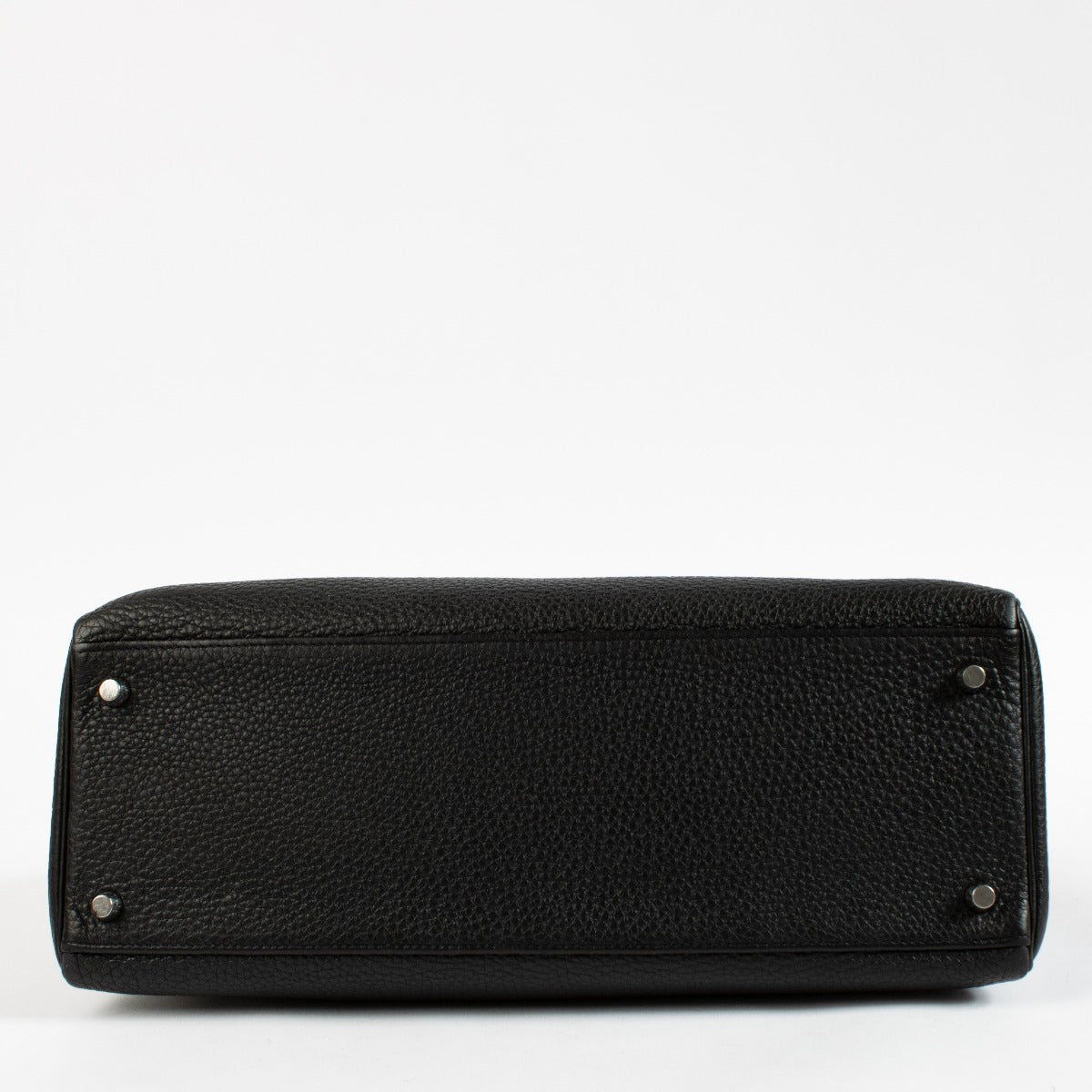 Hermès Kelly 35 Noir Togo Accastillage Palladium