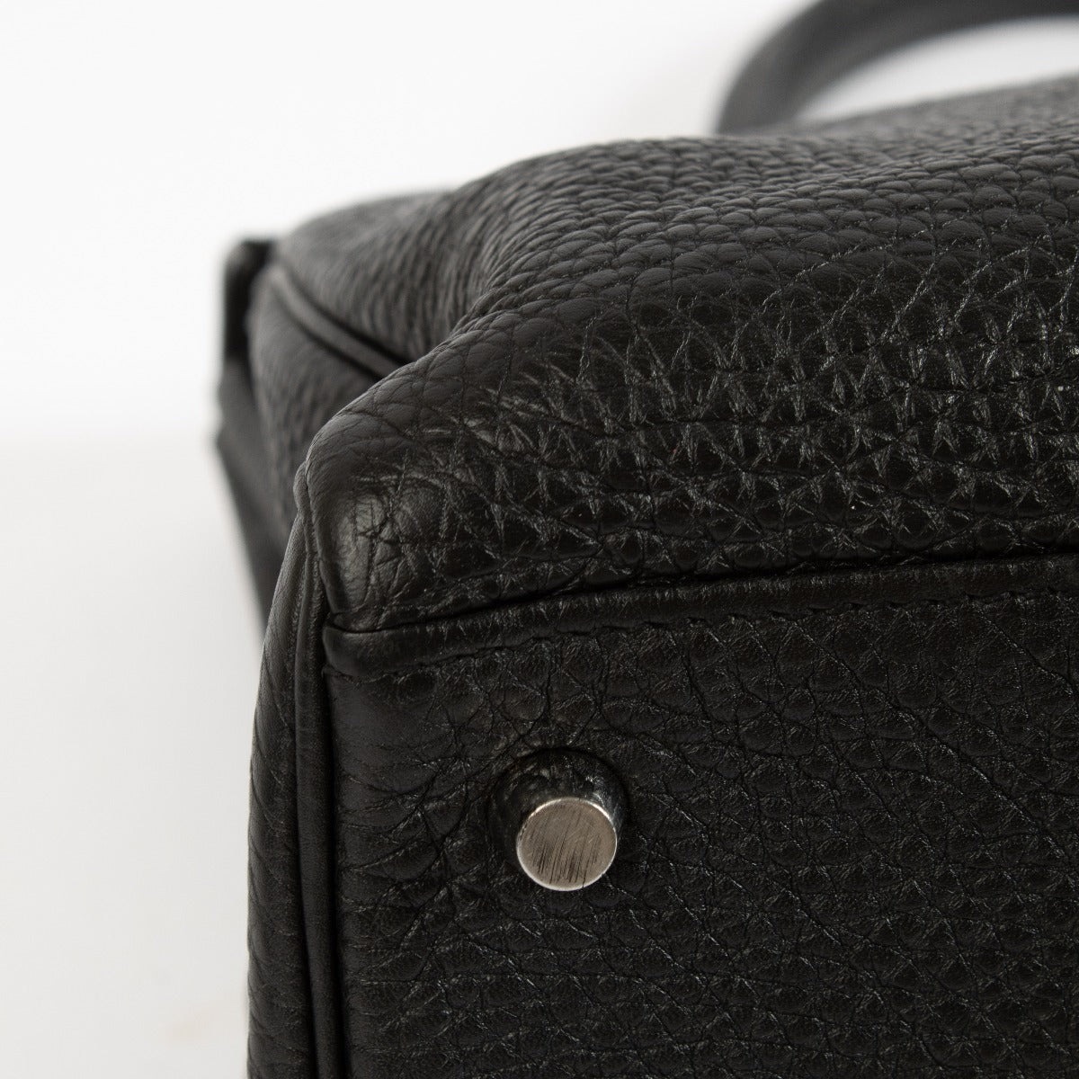 Hermès Kelly 35 Noir Togo Accastillage Palladium
