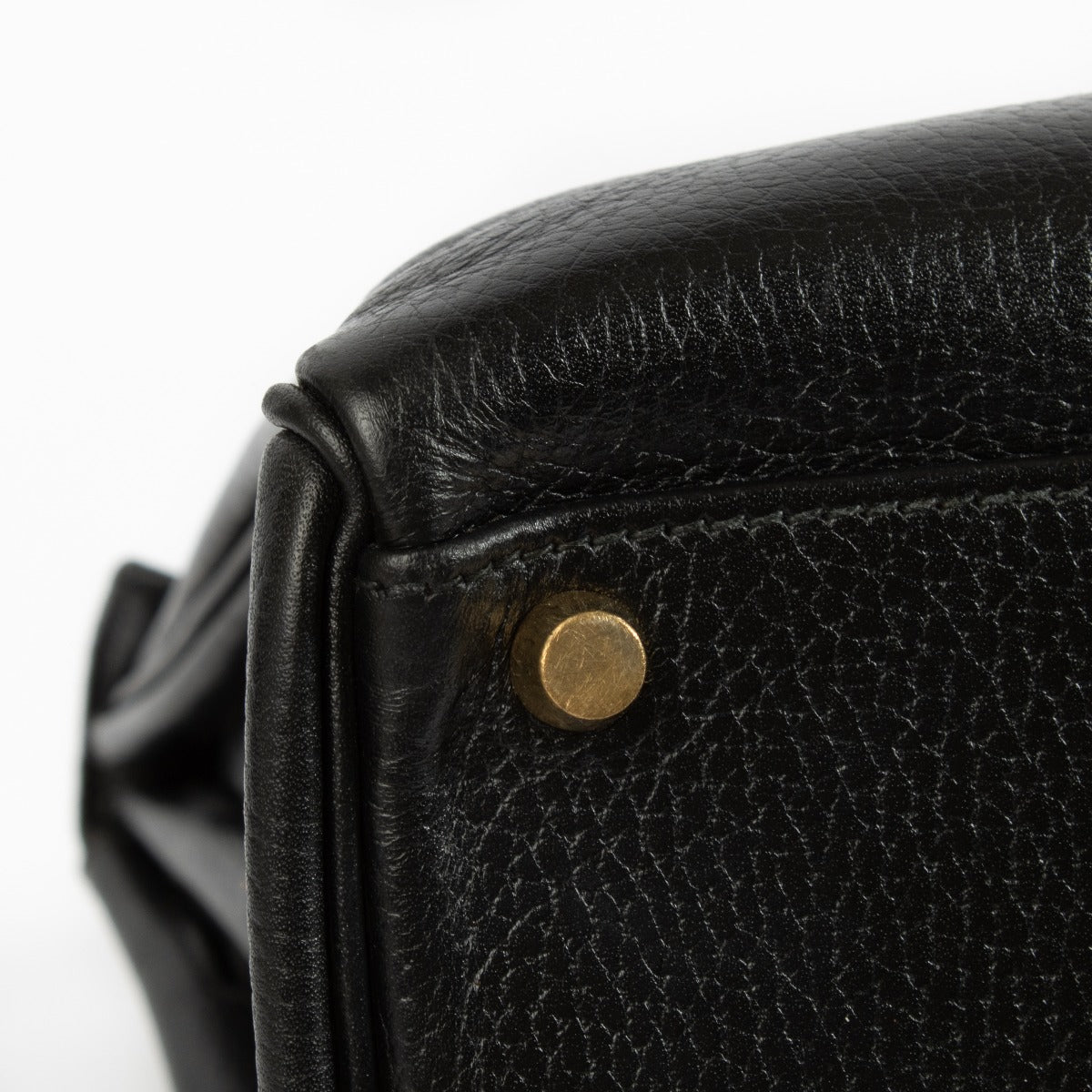 Hermès Kelly 40 Zwart Ardennes GHW