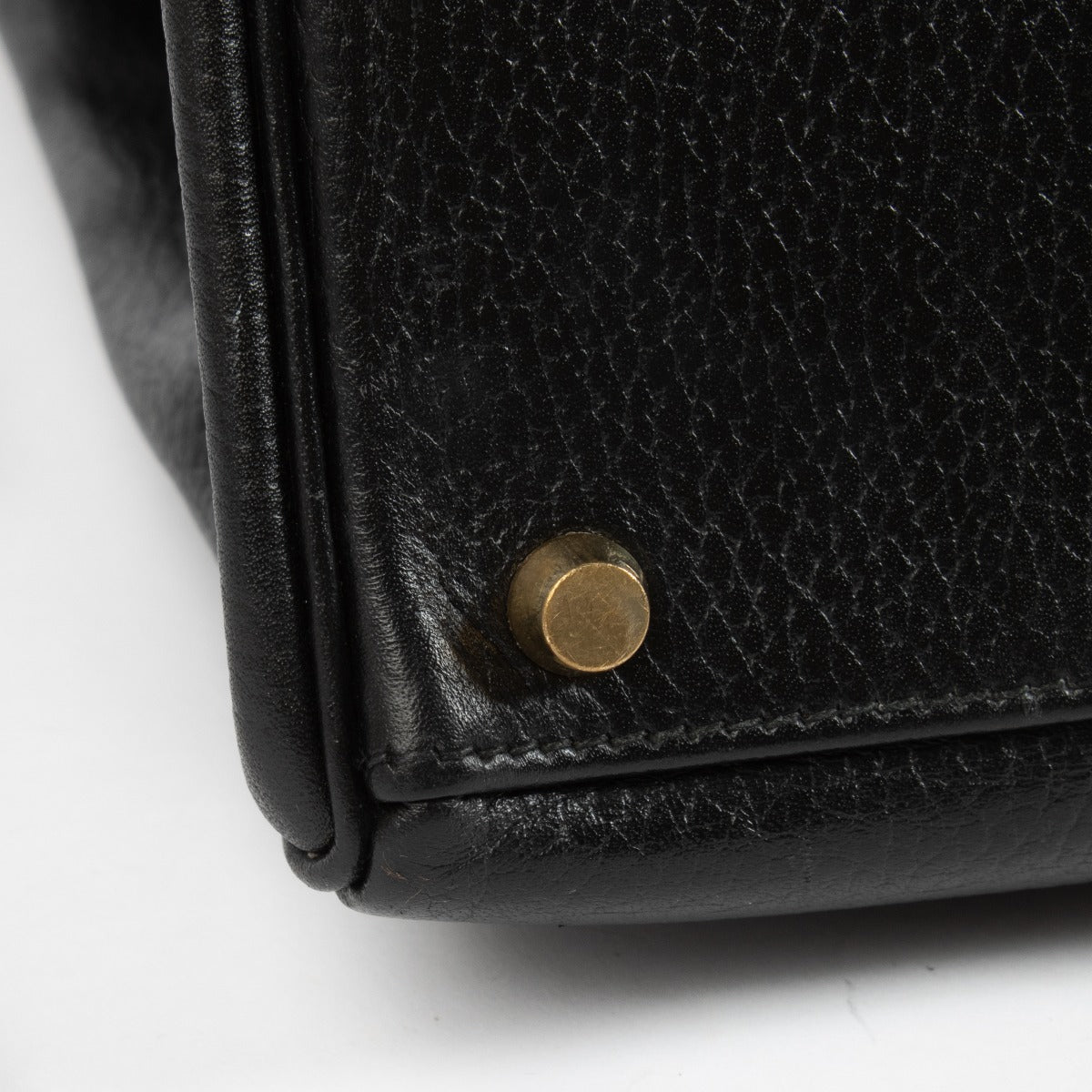 Hermès Kelly 40 Zwart Ardennes GHW