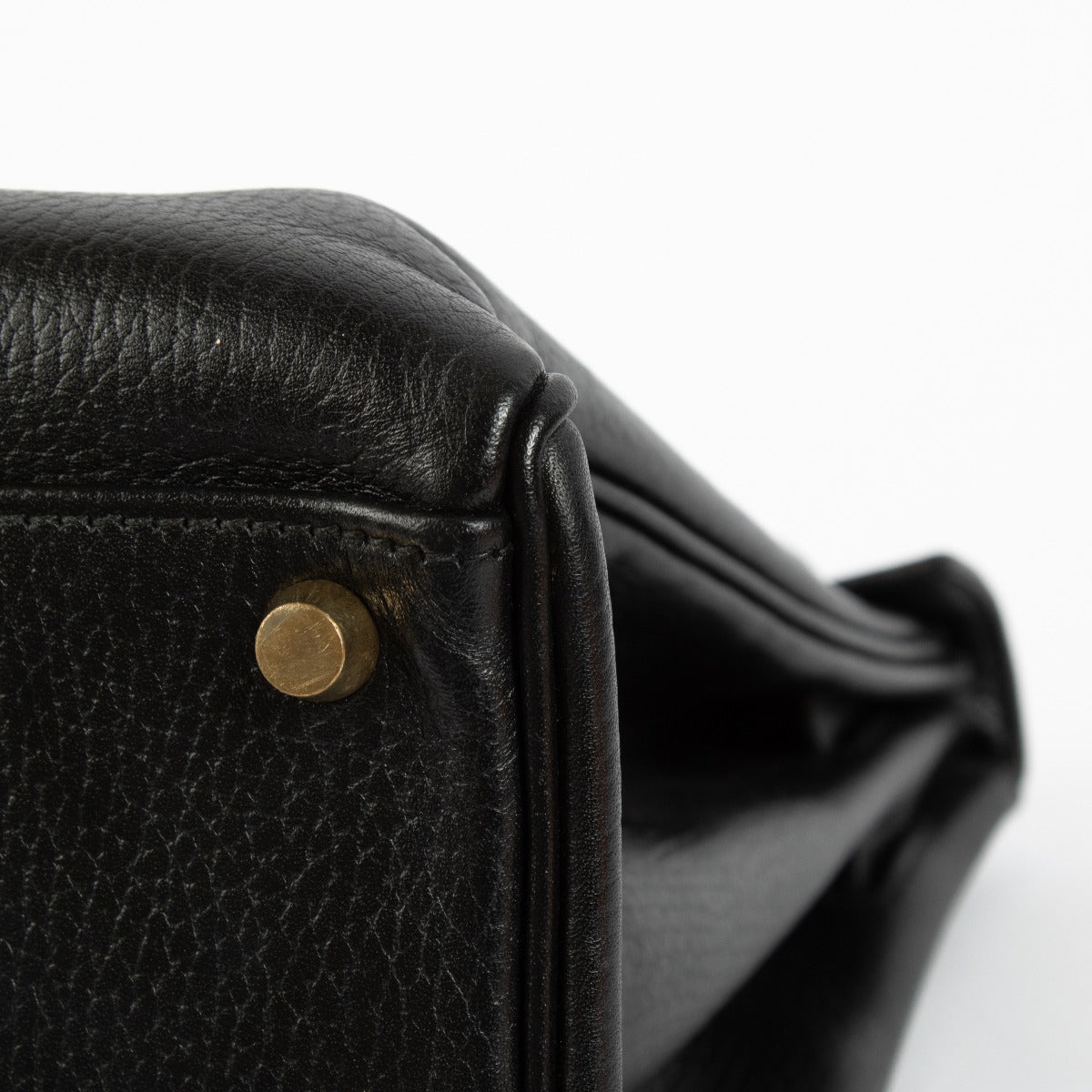 Hermès Kelly 40 Zwart Ardennes GHW
