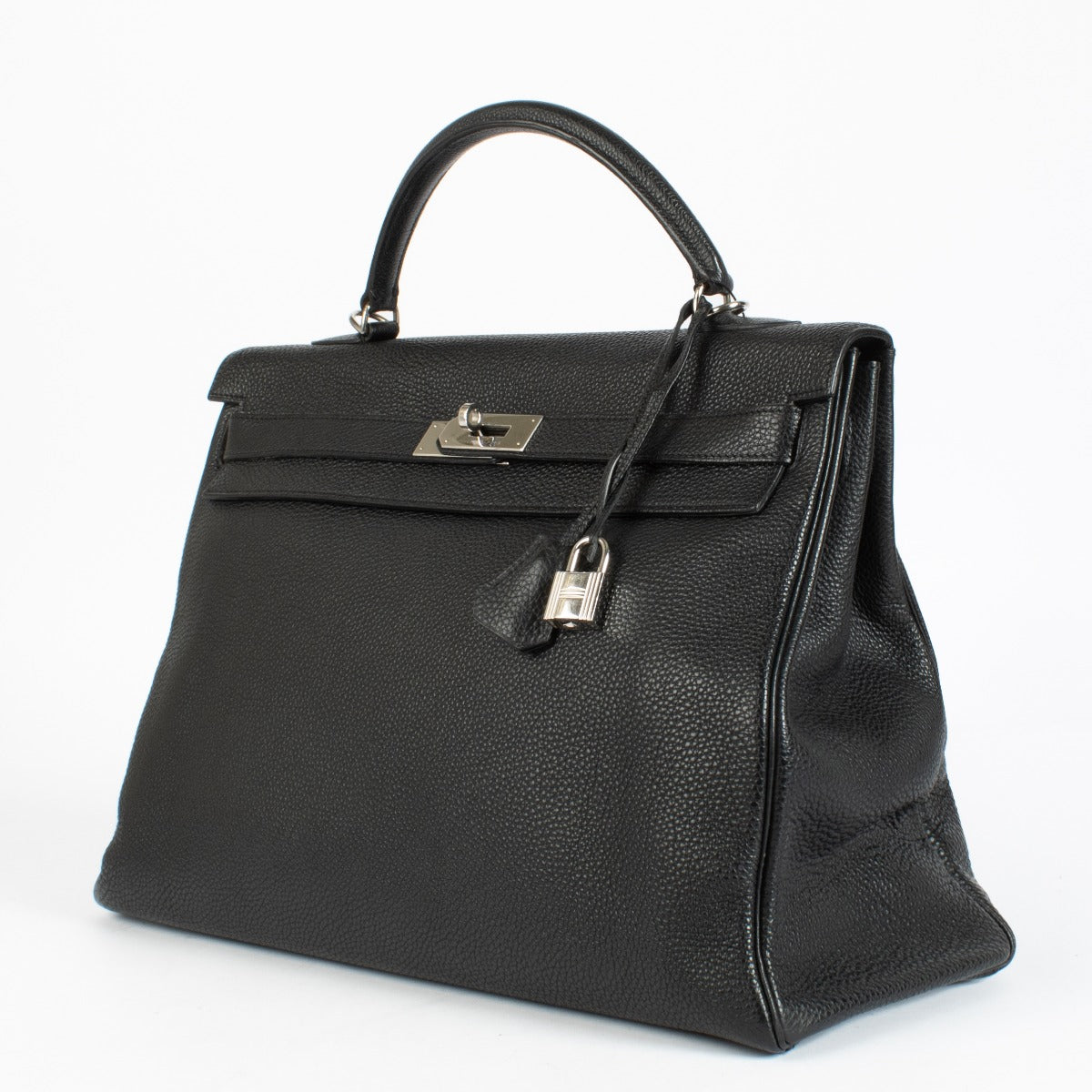 Hermès Kelly 40 Noir Togo Quincaillerie Palladium