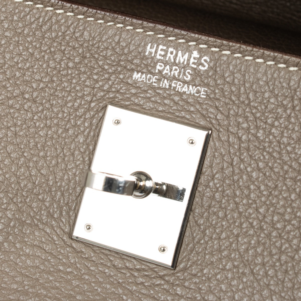 Hermès Kelly 40 Etoupe Clemence PHW