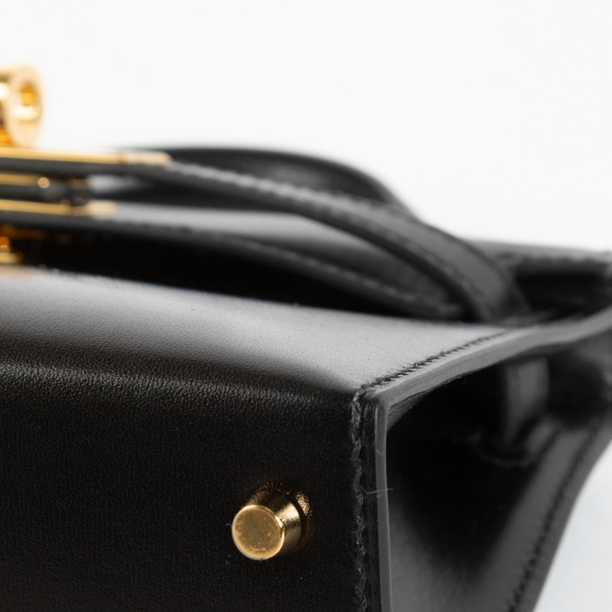Hermès Kelly Mini II Black Box GHW