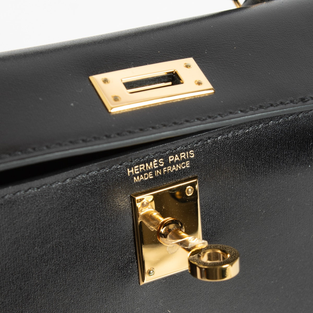 Hermès Kelly Mini II Black Box GHW