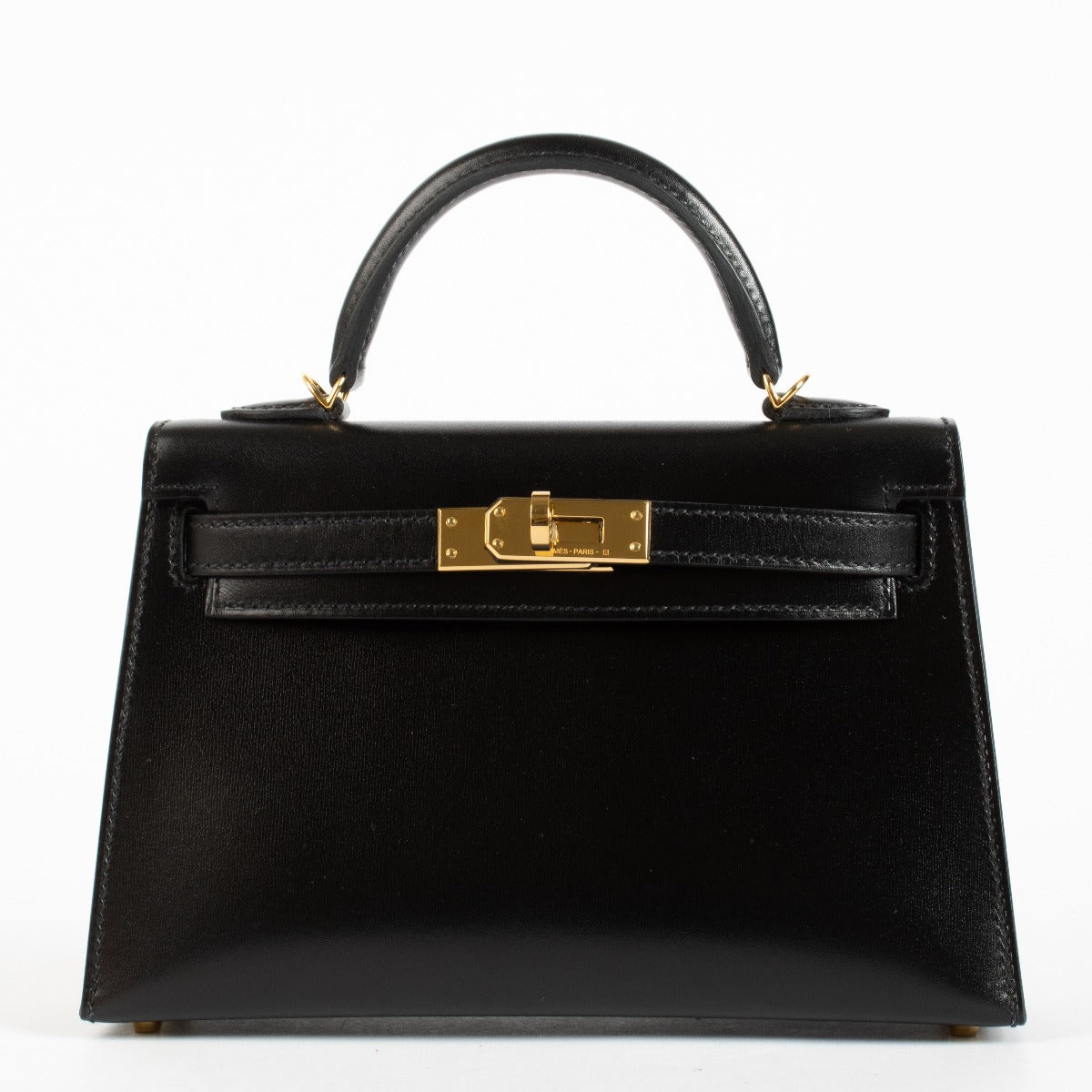 Hermès Kelly Mini II Black Box GHW
