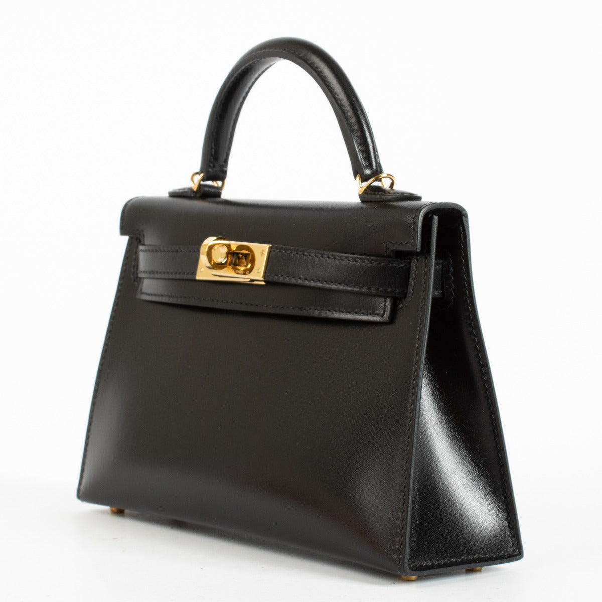 Hermès Kelly Mini II Black Box GHW