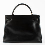shop 100% authentic second hand Hermès Vintage Kelly 32 Black Box GHW on Labellov.com