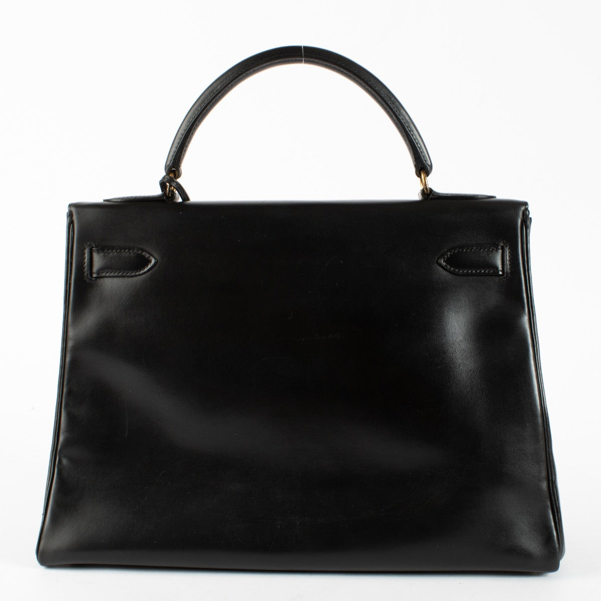 shop 100% authentic second hand Hermès Vintage Kelly 32 Black Box GHW on Labellov.com