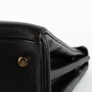 shop 100% authentic second hand Hermès Vintage Kelly 32 Black Box GHW on Labellov.com